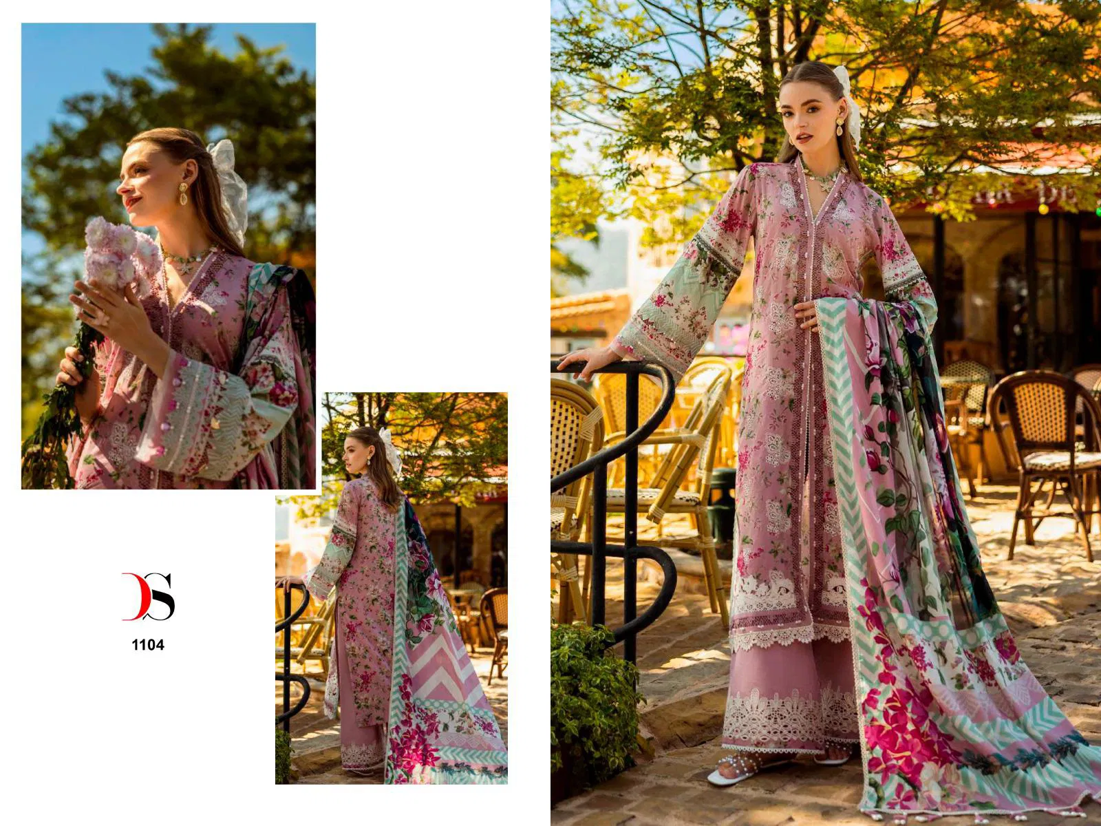 Elaf Chikankari Premium Lawn 26 By Deepsy Cotton Dupatta Pakistani Suits